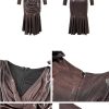 Women's Vintage Elegant Sweet Sparkly Evening Dress V-Neck Long Skinny Party Prom Maxi Dresses