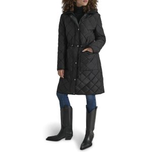 Women's Corduroy Collar Long Quilt