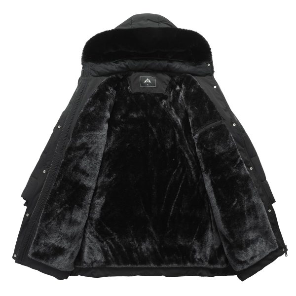 Women's Plus Size Winter Coat Waterproof warm Down Coat Detachable Hooded Parka Jacke