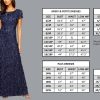 Women's Long Cap Sleeve Side Ruched Gown (Petite and Regular Sizes)