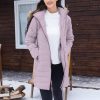 Women's Winter Coats Warm Thicken Long Puffer Jacket Waterproof Quilted Parka with Removable Faux Fur Hood