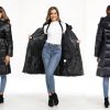 Long Down Jacket for Women Hooded Long Puffer Coat Duck Down Winter Coat Trendy Parka Jacket 2024